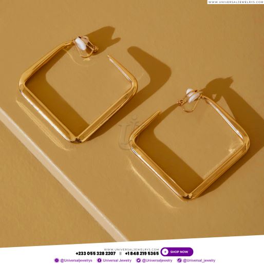 Gold-Tone-Square-Clip-Earrings-$12