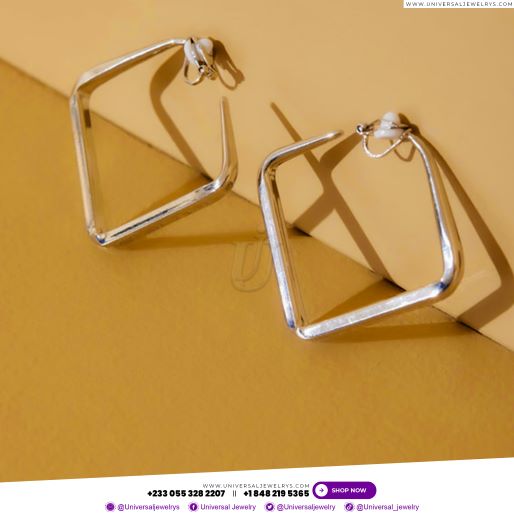 Silver-Tone-Square-Clip-Earrings-$12